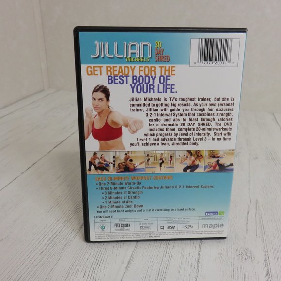 30 Day Shred DVD by Jillian Michaels - Picture 2 of 2